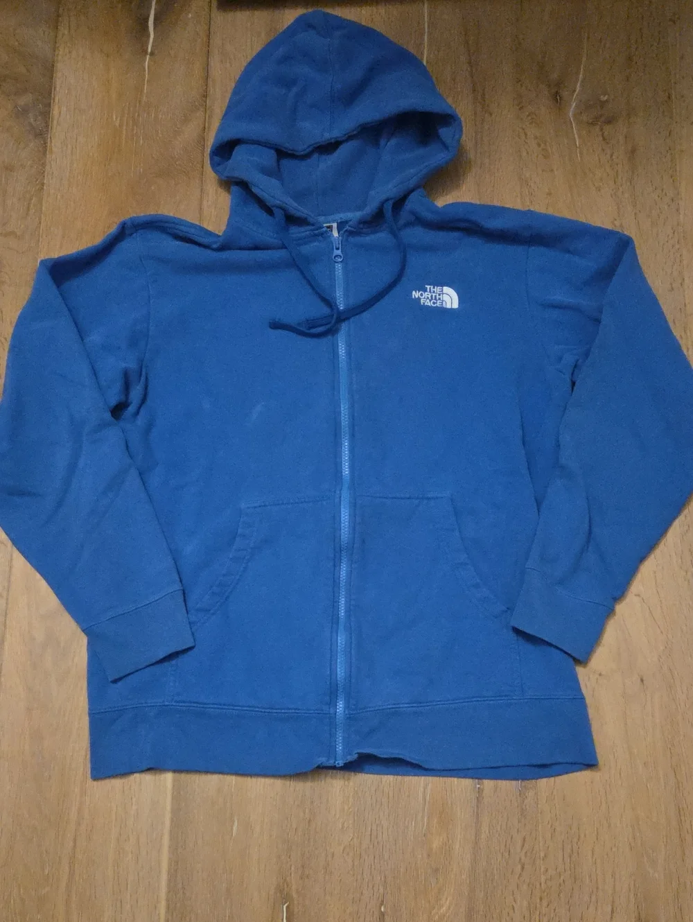 The North Face Blue Full Zip Hoodie Mens XL